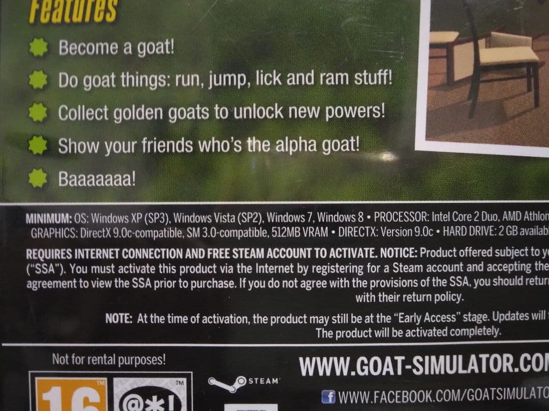 Goat Simulator (PC DVD) (輸入版)