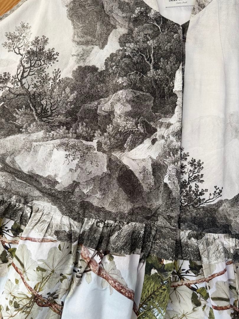 2/8までお値下げDries Van Noten 12SS プリントコートXS