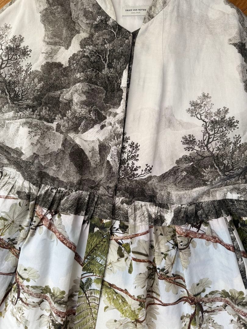 2/8までお値下げDries Van Noten 12SS プリントコートXS