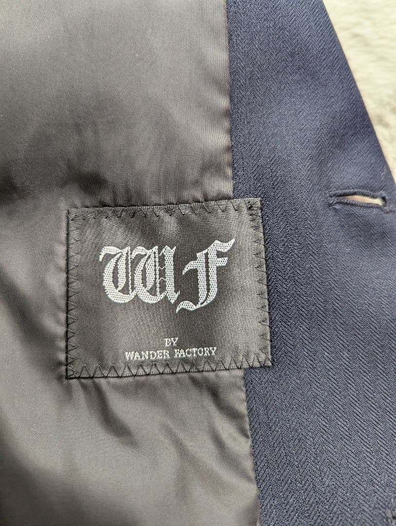 美品 ワンダーファクトリー スーツ 160 スリーピース 6点セット ネイビー