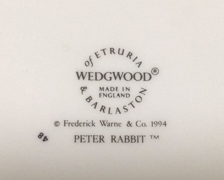 ウェッジウッド ピーターラビットバースデープレート6枚セット