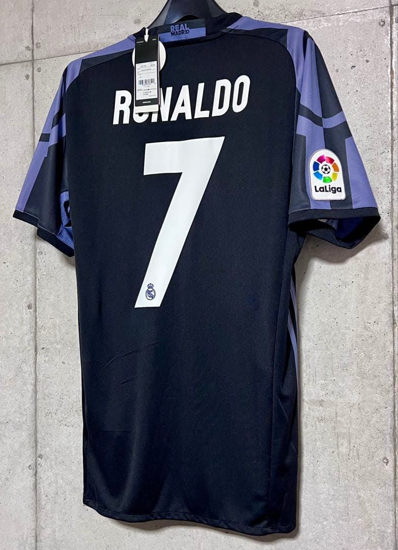 【新品/タグ付き】16/17レアル・マドリード♯7C・ロナウド【Lサイズ】3rd