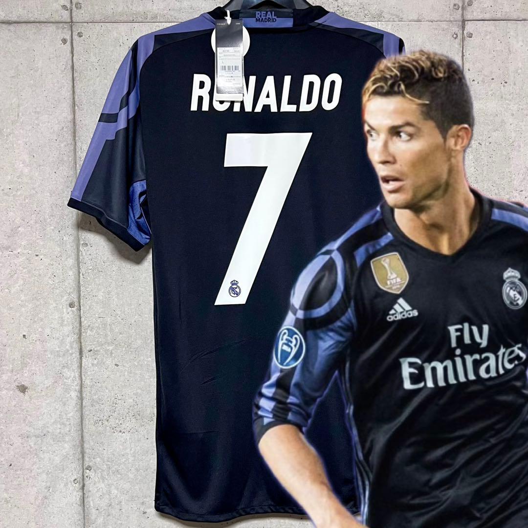 【新品/タグ付き】16/17レアル・マドリード♯7C・ロナウド【Lサイズ】3rd