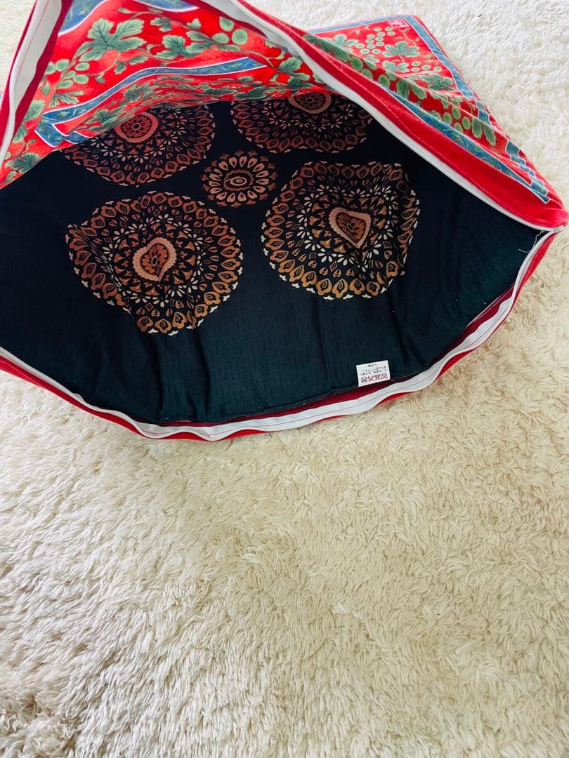 【西川カバー×中材付き】座布団12枚セット銘仙判55×59 和柄 日本製 来客用