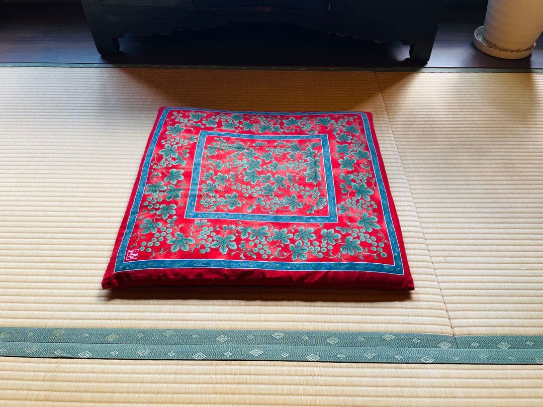 【西川カバー×中材付き】座布団12枚セット銘仙判55×59 和柄 日本製 来客用