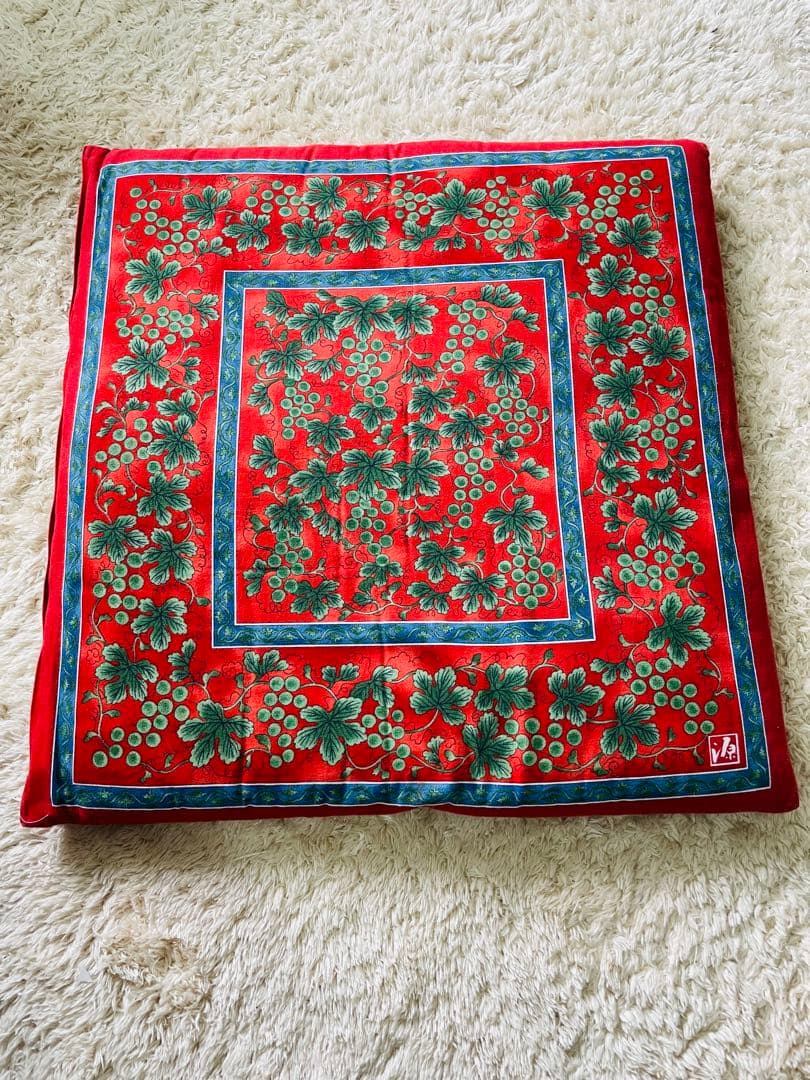 【西川カバー×中材付き】座布団12枚セット銘仙判55×59 和柄 日本製 来客用