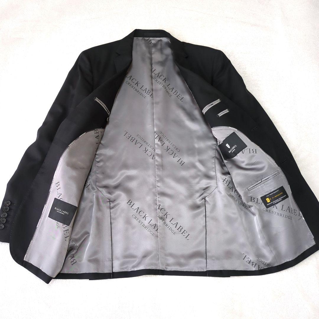 バーバリーブラックレーベル黒 セットアップ シャドーチェックL