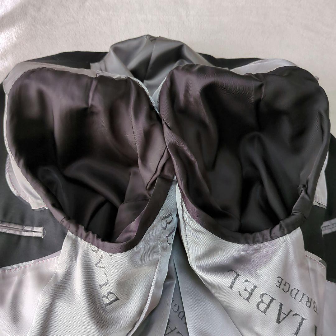 バーバリーブラックレーベル黒 セットアップ シャドーチェックL