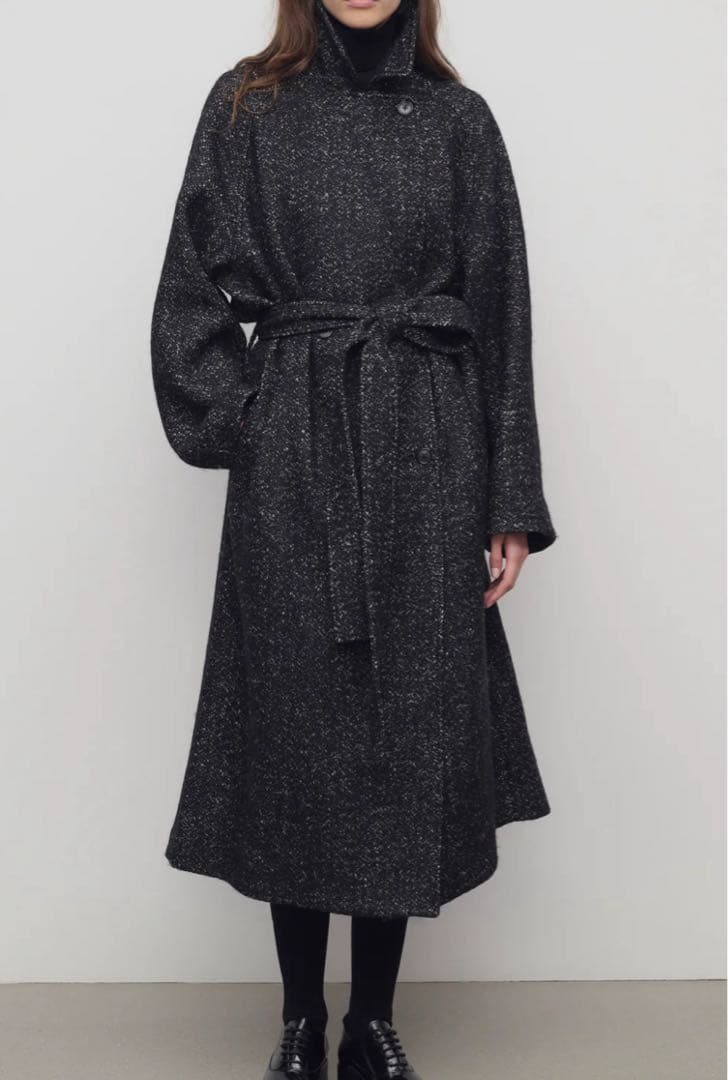 ザロウ THE ROW Macaria ウールコート2 美品 2025年製80万