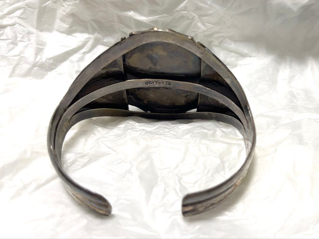 【新品未使用】 ターコイズ シルバーブレスレット