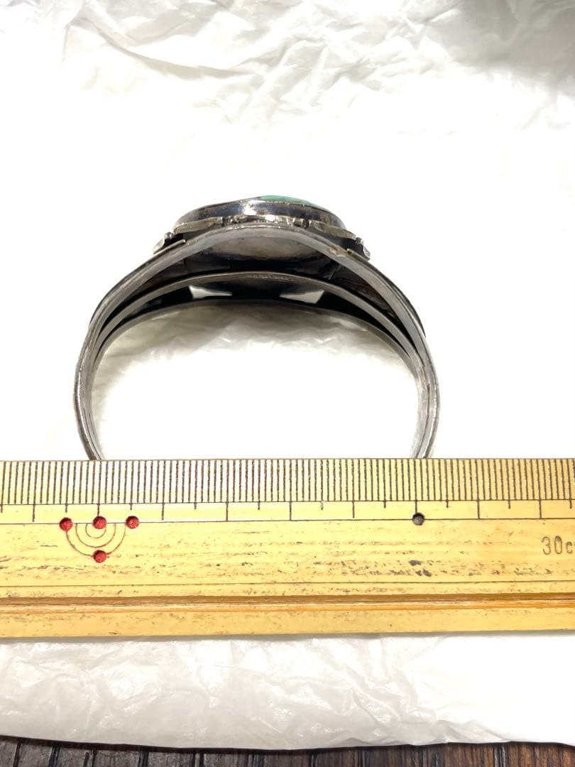 【新品未使用】 ターコイズ シルバーブレスレット