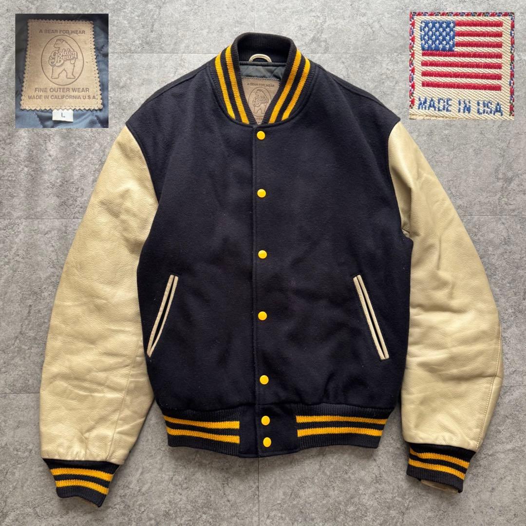 k*o様 80s GOLDEN BEAR ゴールデンベア スタジャン USA製