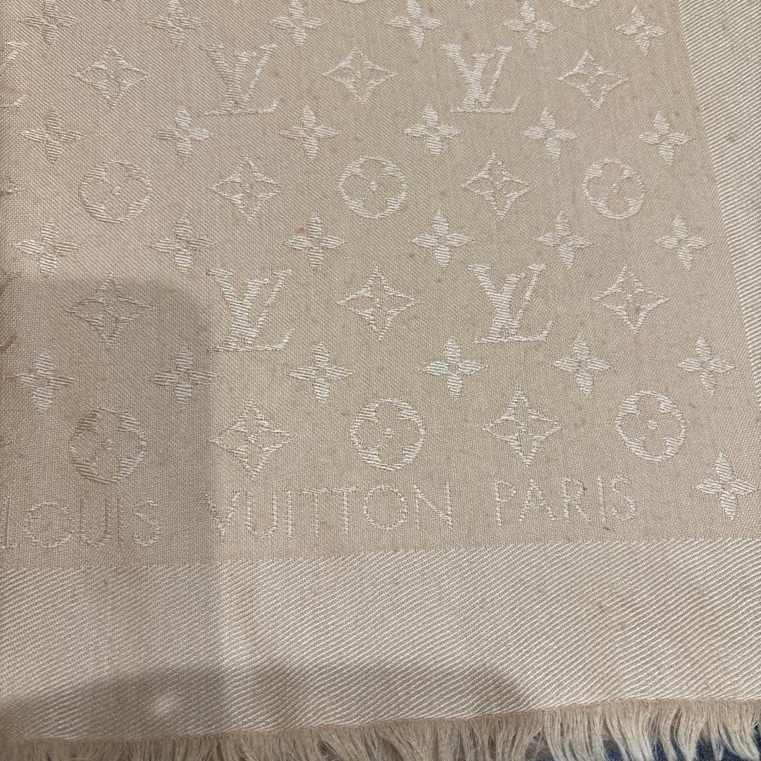 ルイヴィトン　大判ストールベージュ