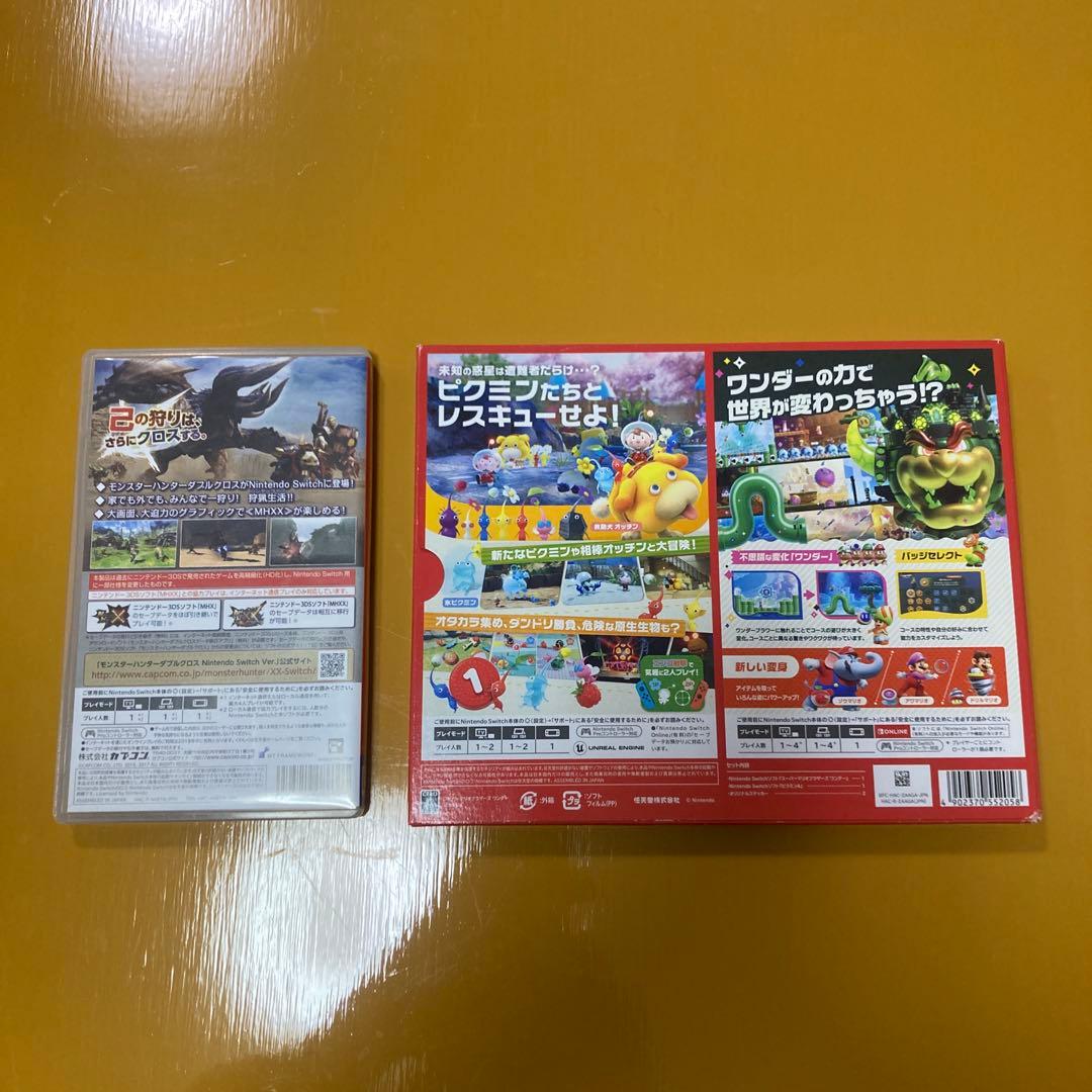 スーパーマリオブラザーズ ワンダー & ピクミン4 ダブルパック　モンハン