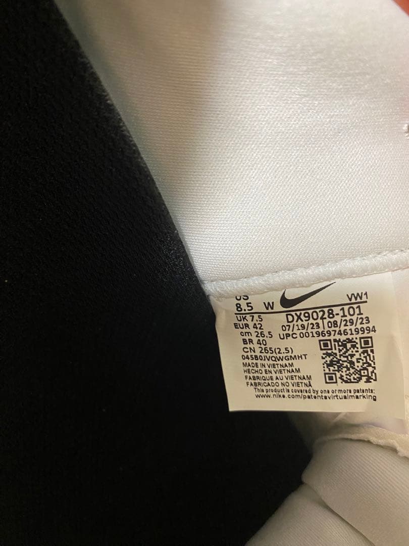 Nike ゴルフシューズ ビクトリープロ3 ホワイト スパイク付き