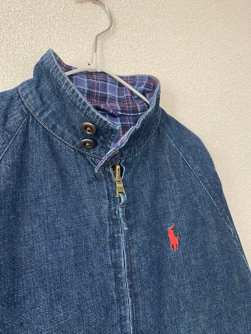 ラルフローレン デニムジャケット リバーシブル レディースS〜M キッズXL相当