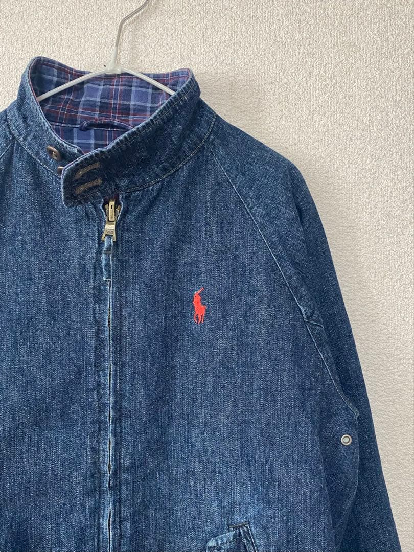 ラルフローレン デニムジャケット リバーシブル レディースS〜M キッズXL相当