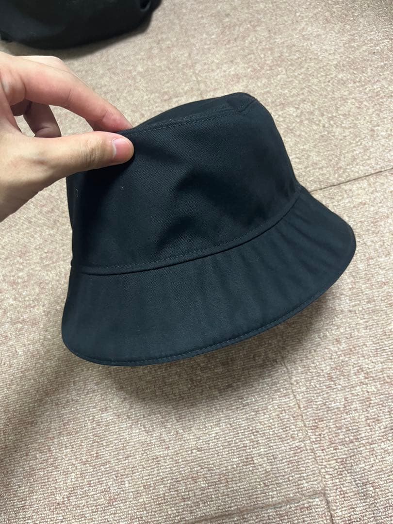 BURBERRY バケットハット ベージュストライプ