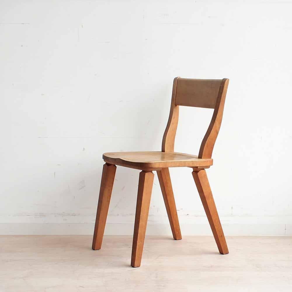 イクスス/ikususu アルダー無垢材 ダイニングチェア B ZR24261