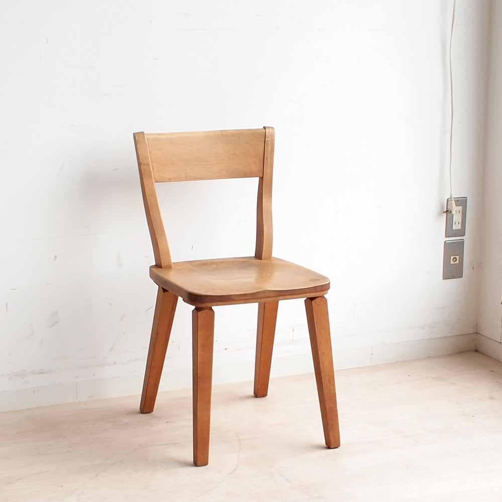 イクスス/ikususu アルダー無垢材 ダイニングチェア B ZR24261