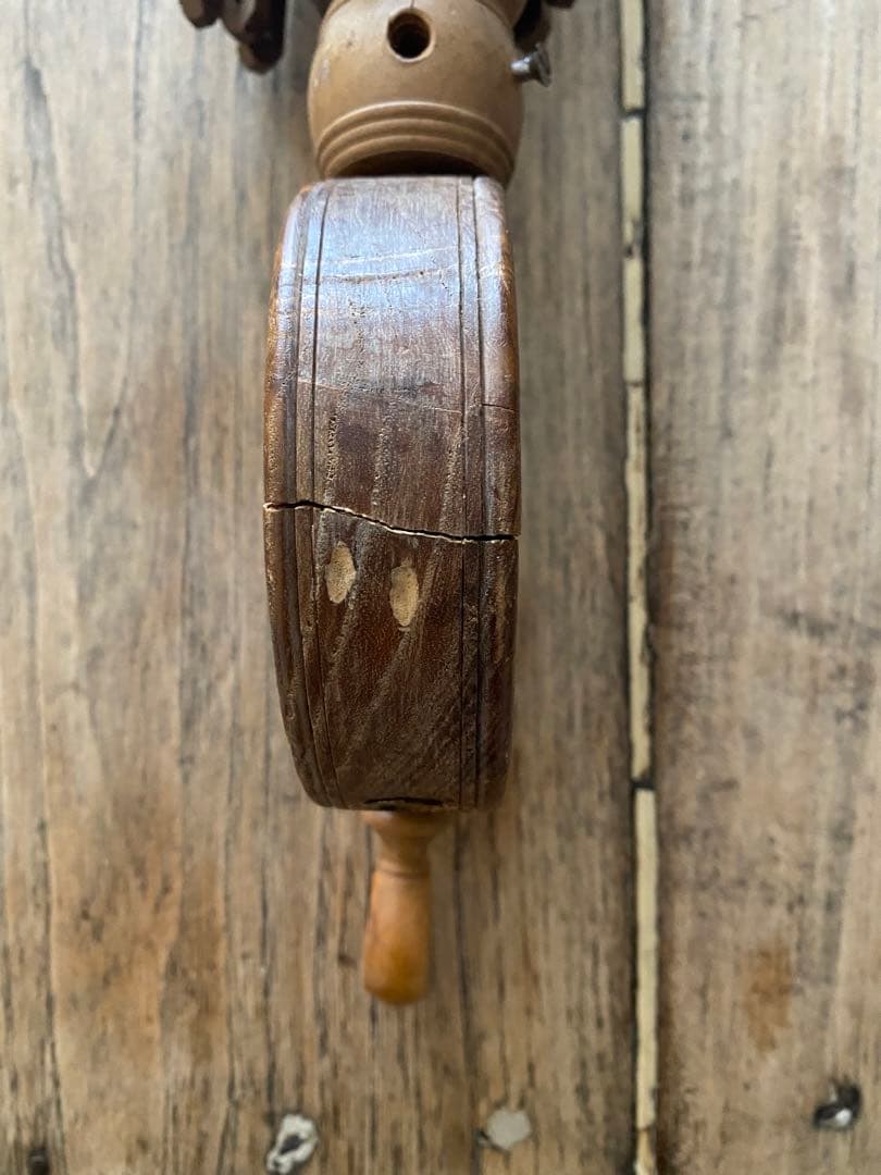 フランスアンティーク　かせくり機　umbrella swift