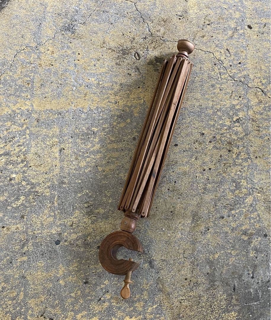 フランスアンティーク　かせくり機　umbrella swift