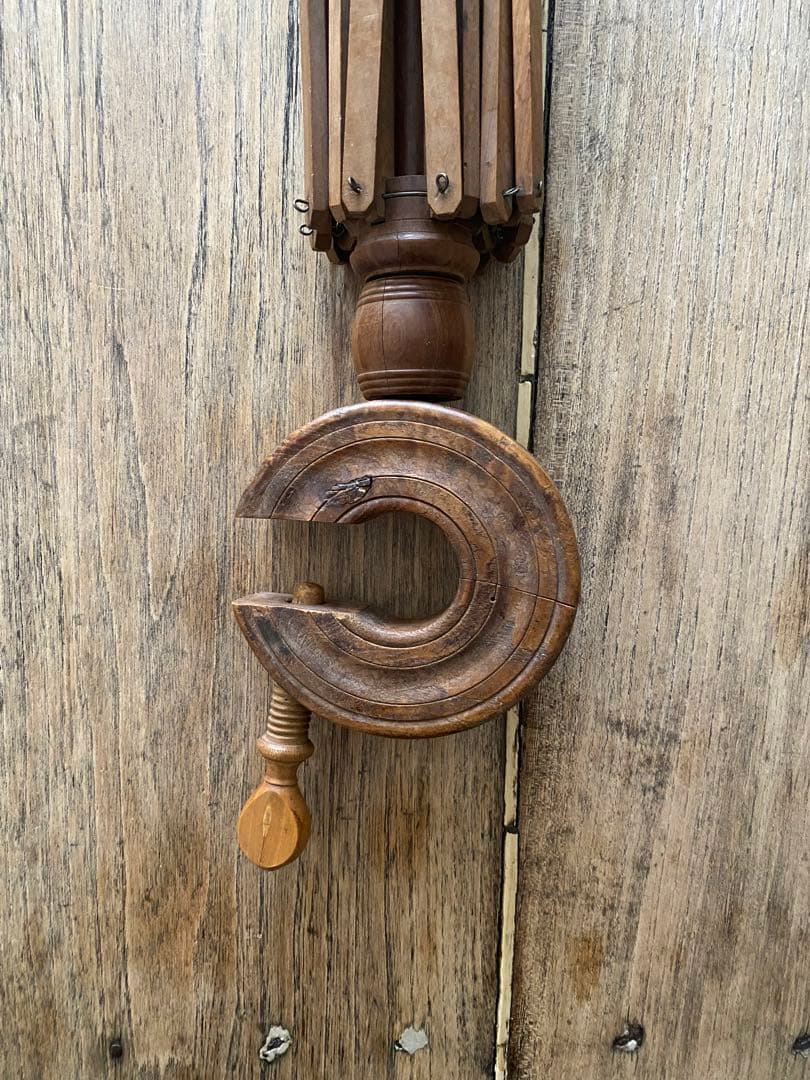 フランスアンティーク　かせくり機　umbrella swift