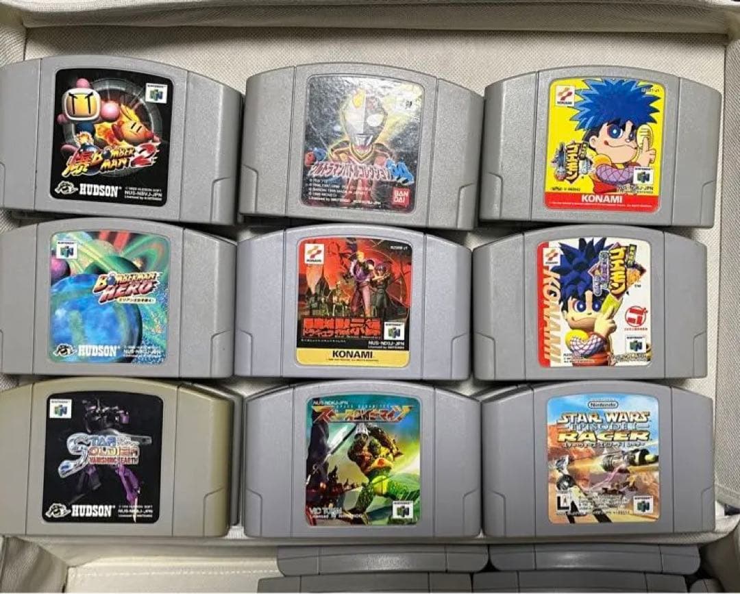 【ダブリなし】ニンテンドー64 カセット大量セット