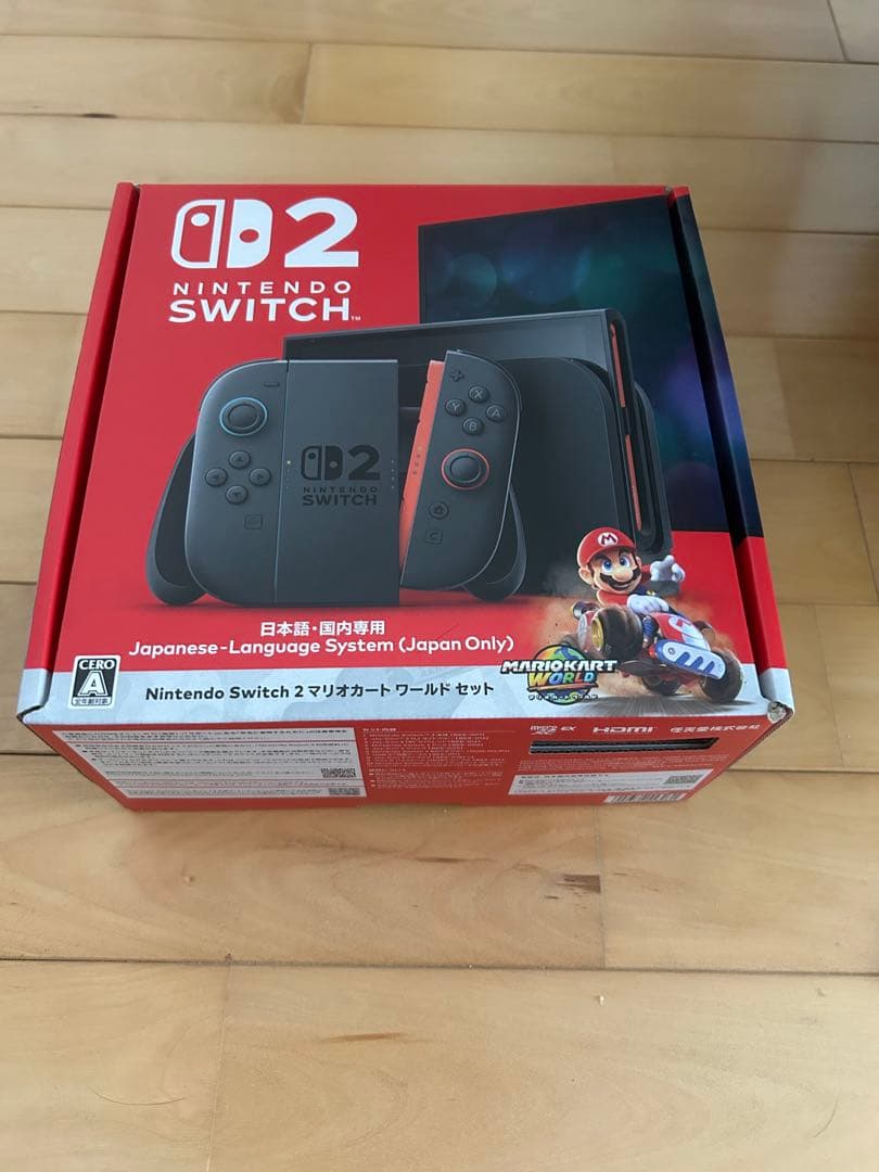 NintendoSwitch2 本体　マリオカートワールドセット