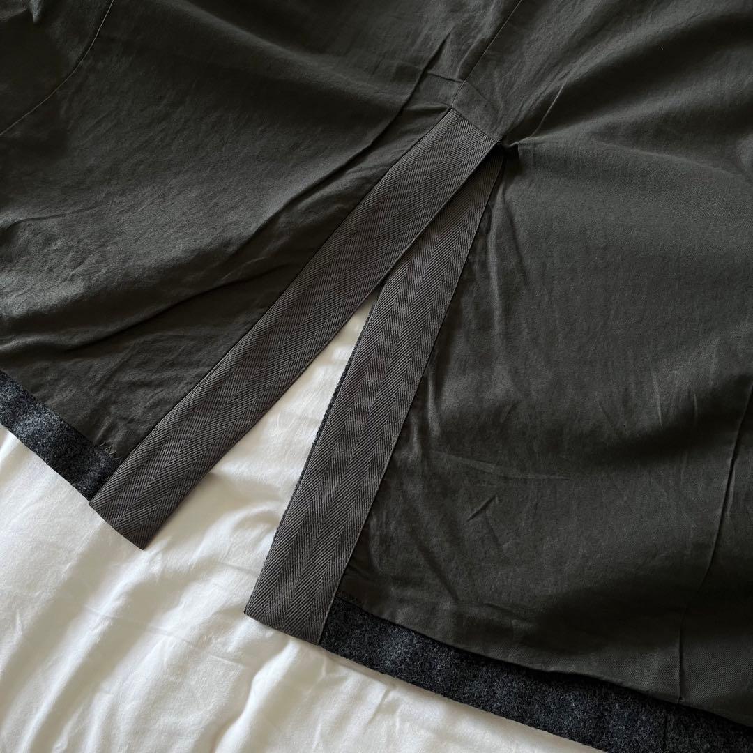 sacai 17AW メルトン ピーコート グレー