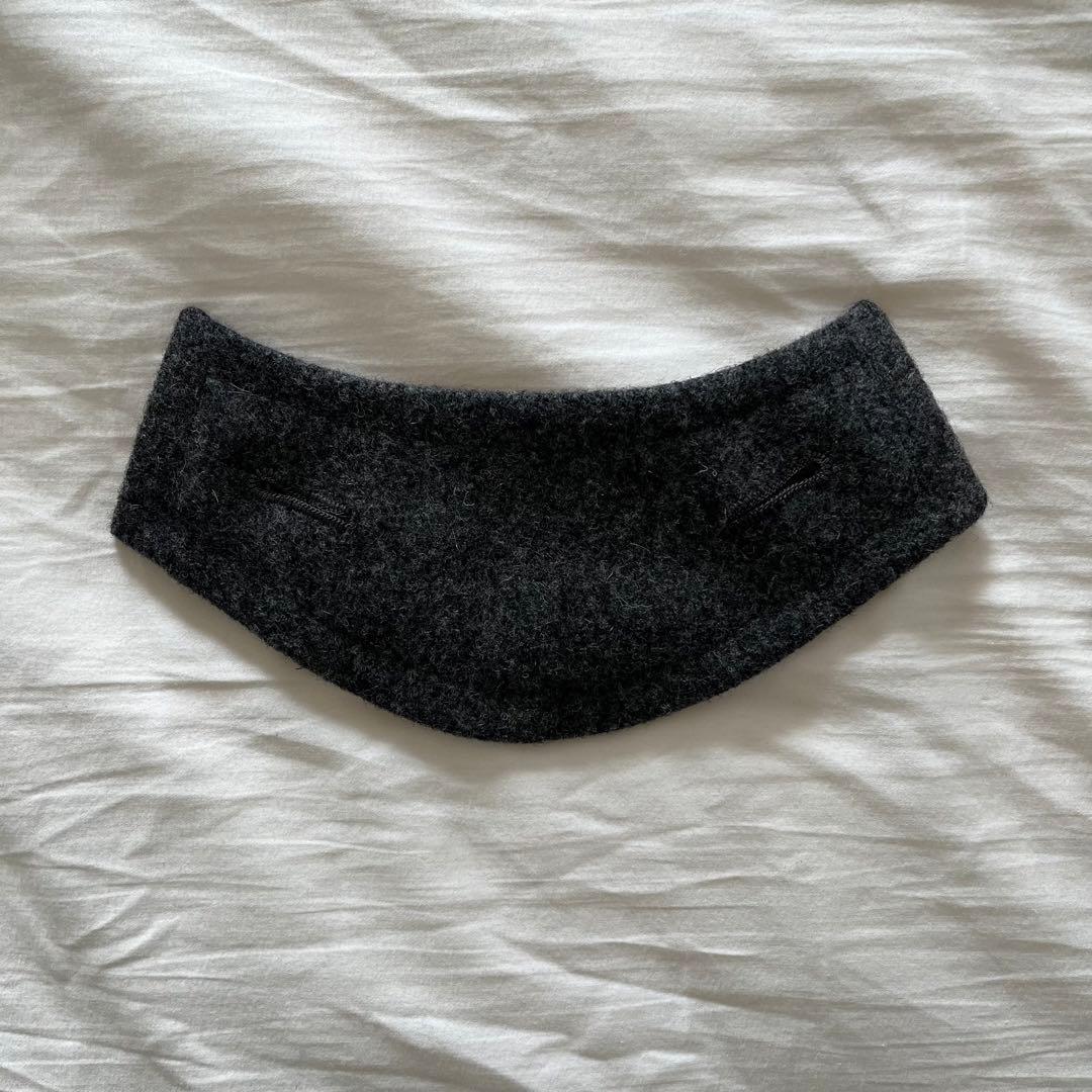 sacai 17AW メルトン ピーコート グレー