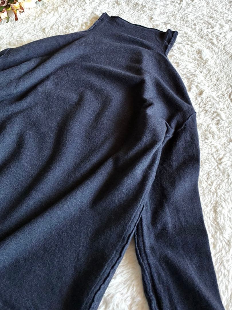 イタリア製TRANSIT PAR-SUCH上質 ウールニットハイネック美品春向け