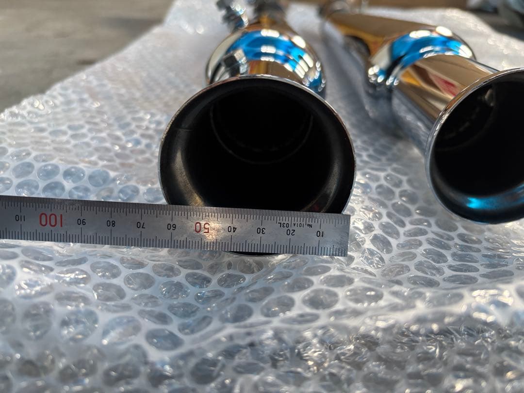 【美品】トライアンフ ボンネビル トランペットマフラー（社外）