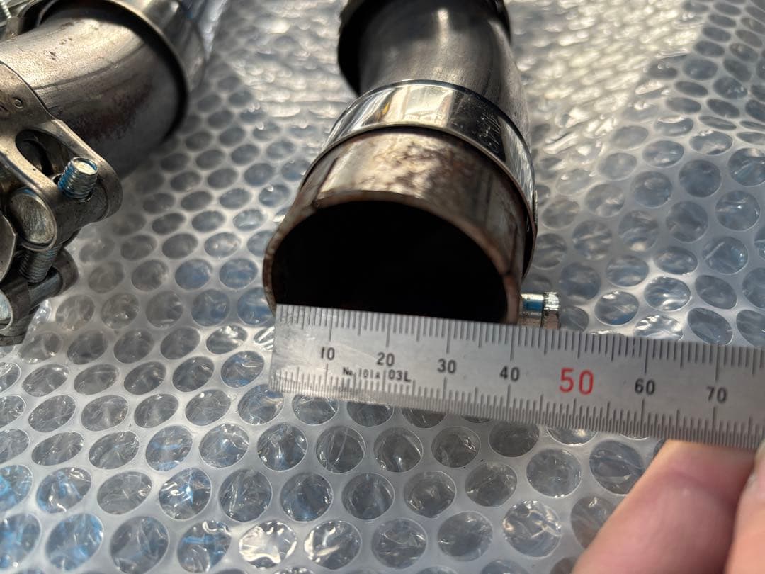 【美品】トライアンフ ボンネビル トランペットマフラー（社外）