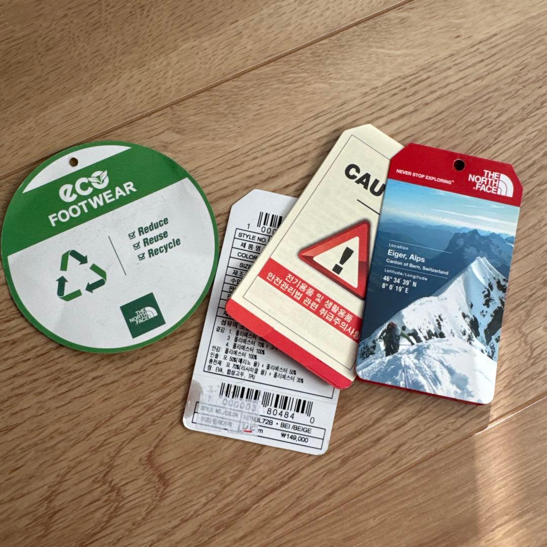 [1回使用] ノースフェイス スニーカー