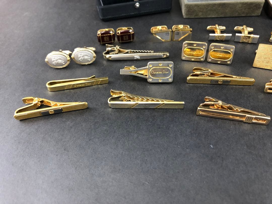 d*7様 ディオール・ダンヒル・デュポン・バーバリー他　タイピン・カフスまとめ