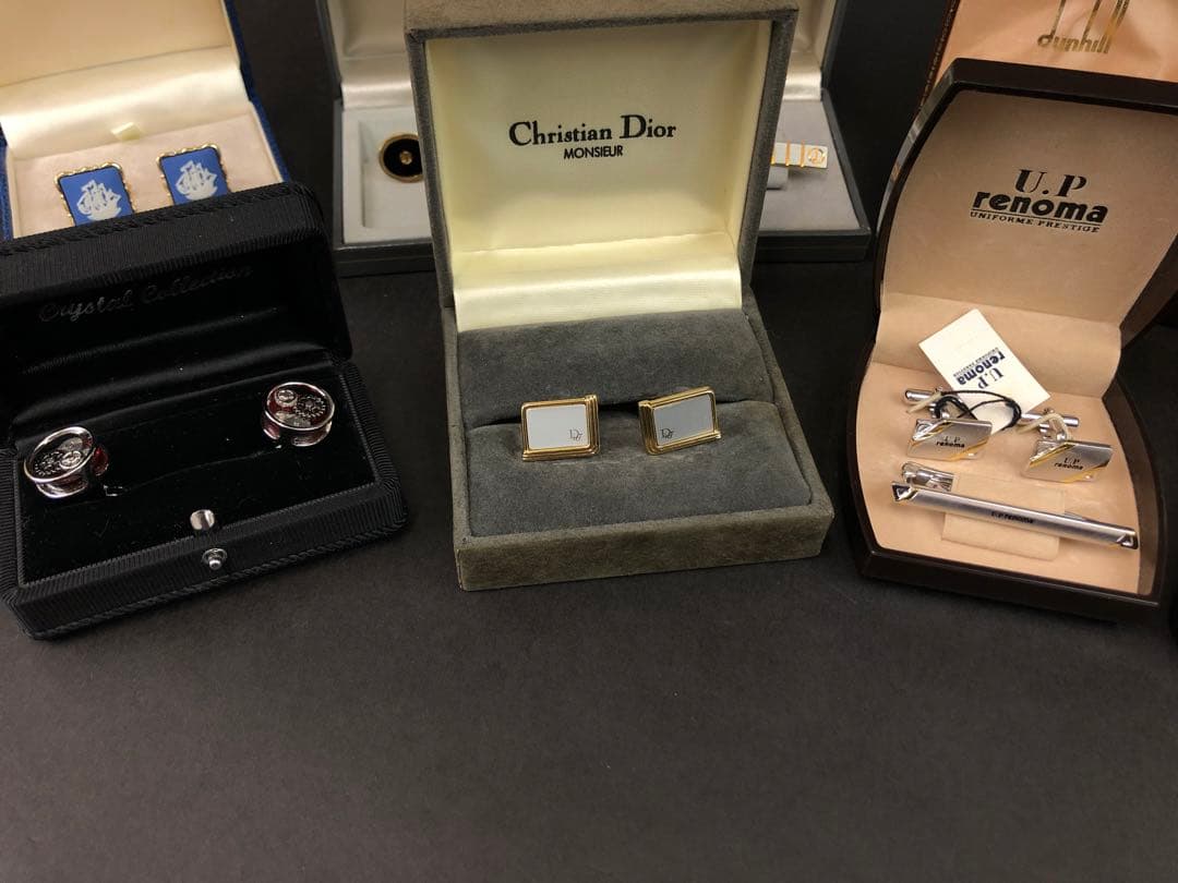 d*7様 ディオール・ダンヒル・デュポン・バーバリー他　タイピン・カフスまとめ