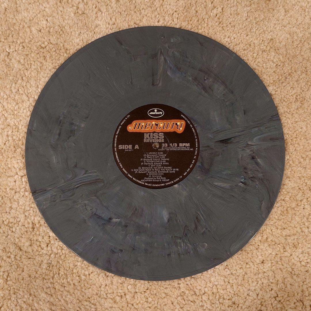 ★直筆サイン　LPレコード Kiss／Revenge 輸入盤・B. Kulick