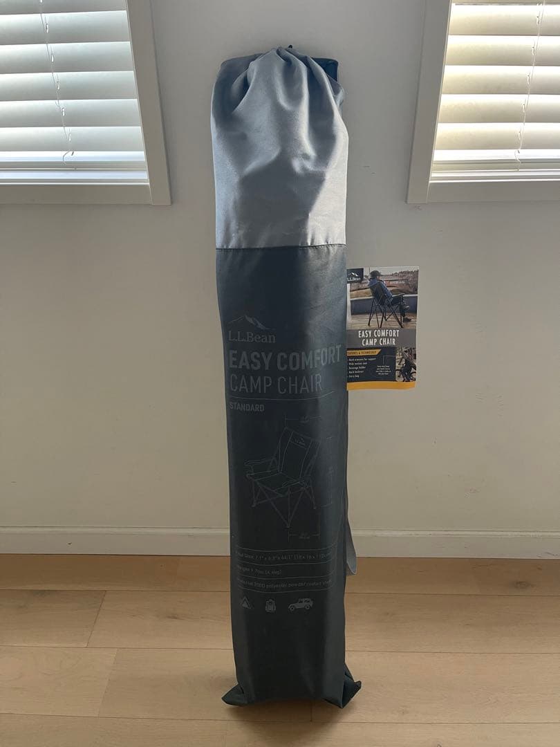 LL Bean Easy Comfort Camp Chair ①グレー送料込み