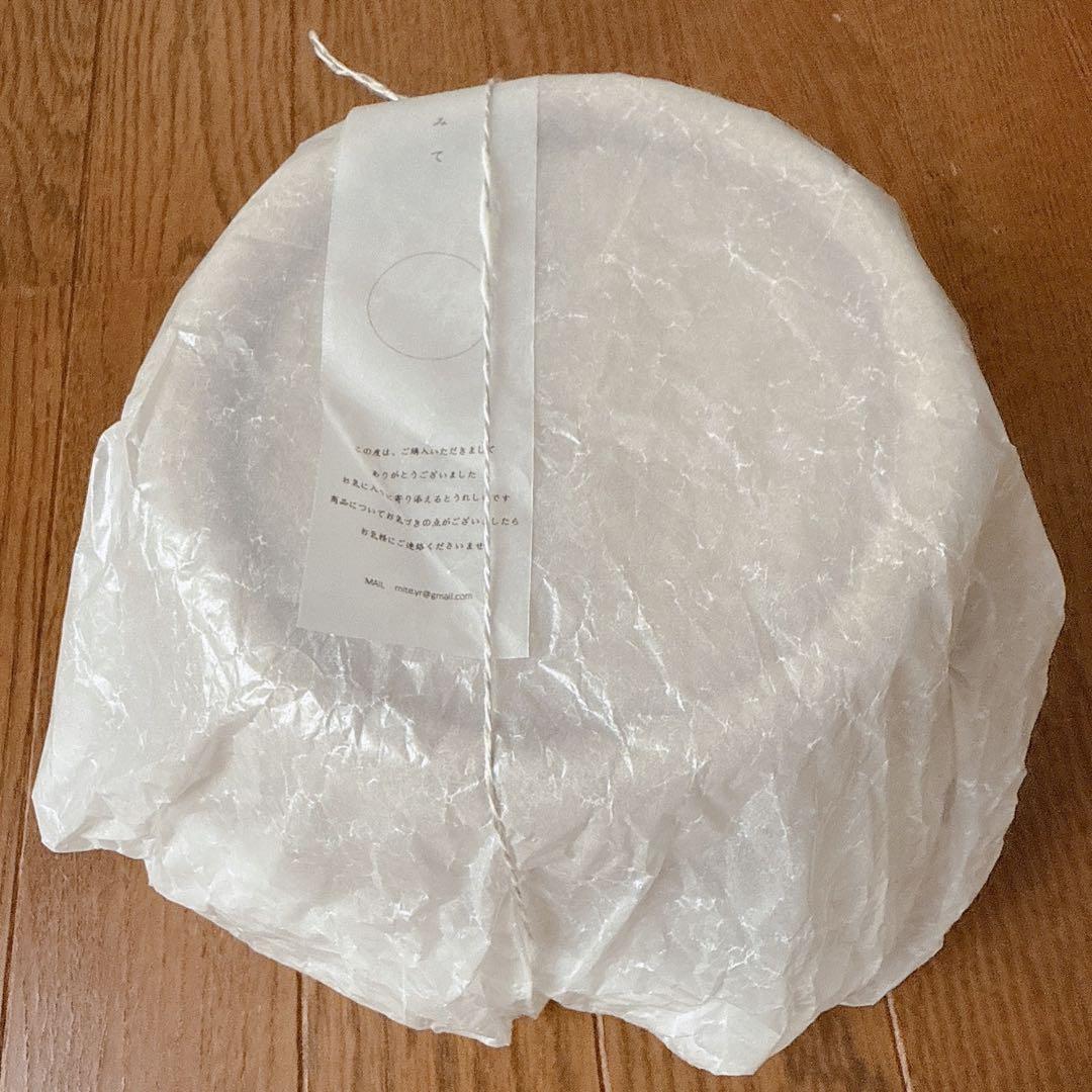 mite えん帽子 モッサー生地／ライトベージュ