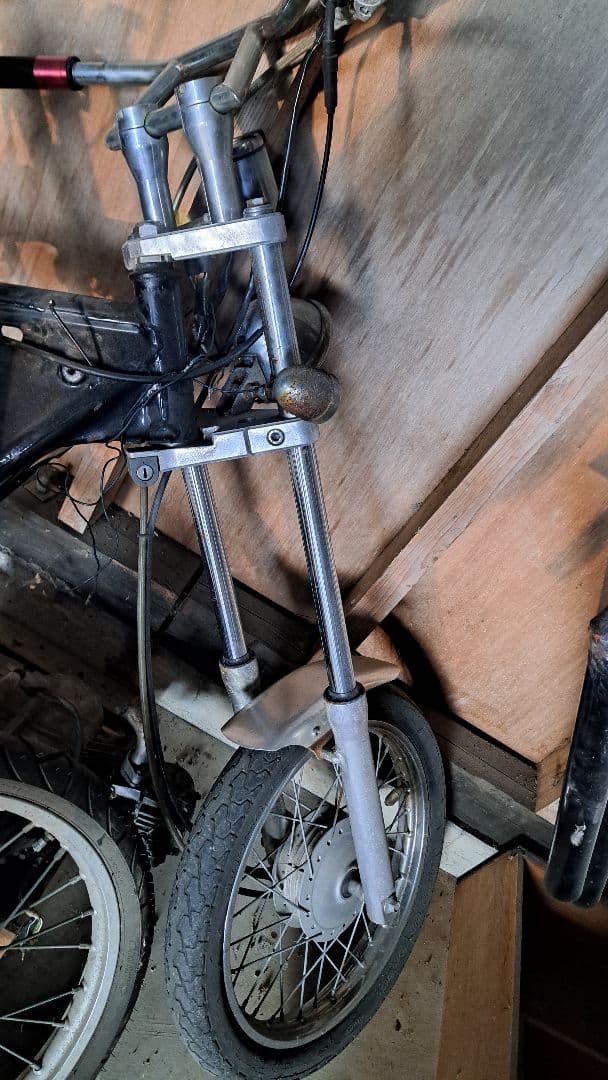 jazz50 傾斜トリプルツリー、ロングフォークジョイント、ホイール セット売り