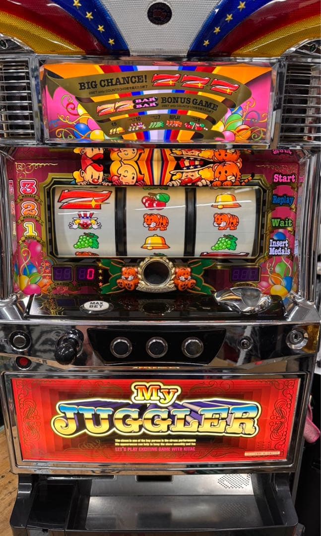 スロット マイジャグラーⅢ 実機！ 不要機付き！ 送料無料！