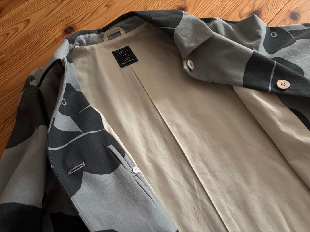 ミナペルホネン　sea birds ステンカラーコート