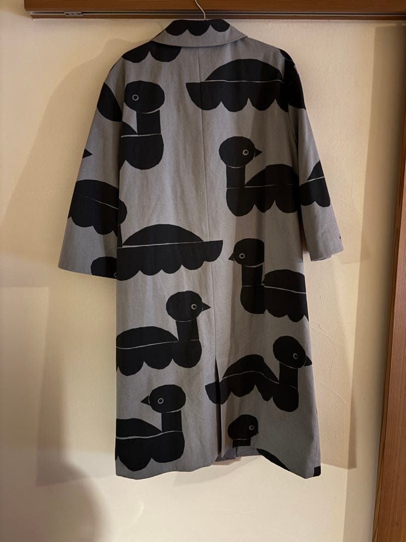 ミナペルホネン　sea birds ステンカラーコート