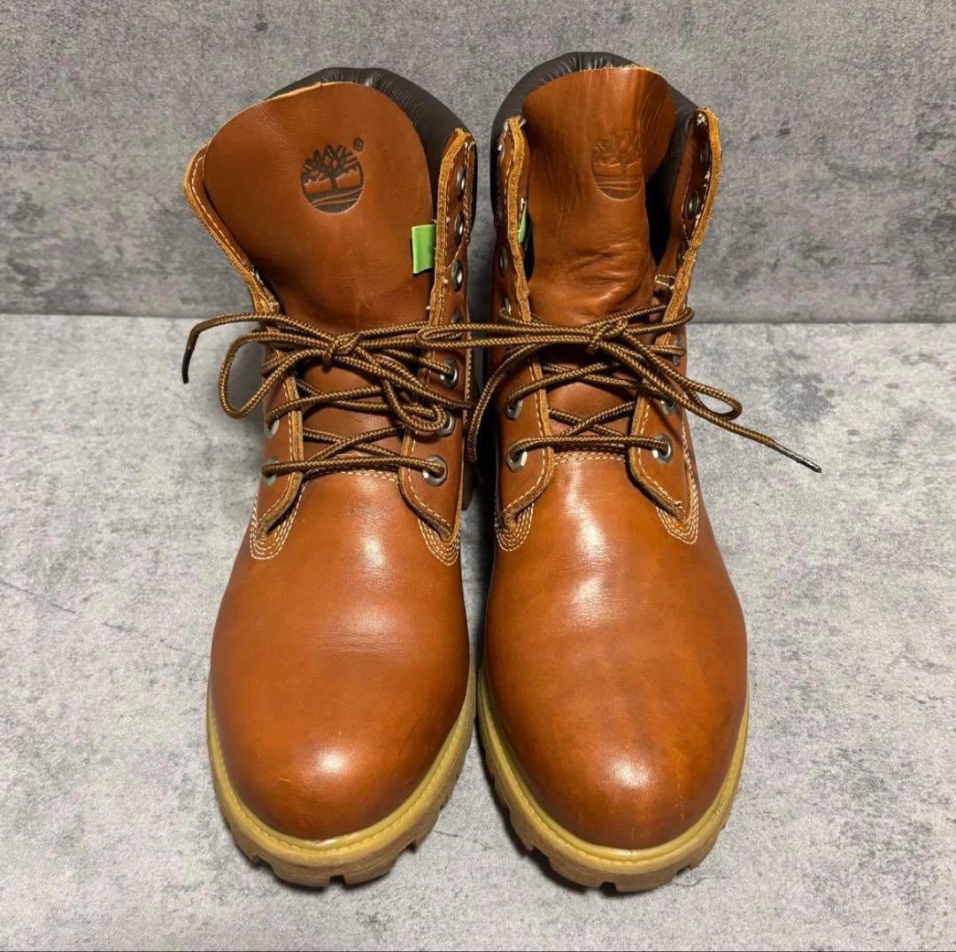 極美品　ティンバーランド　6インチプレミアムブーツ　本革　ブラウン　2122