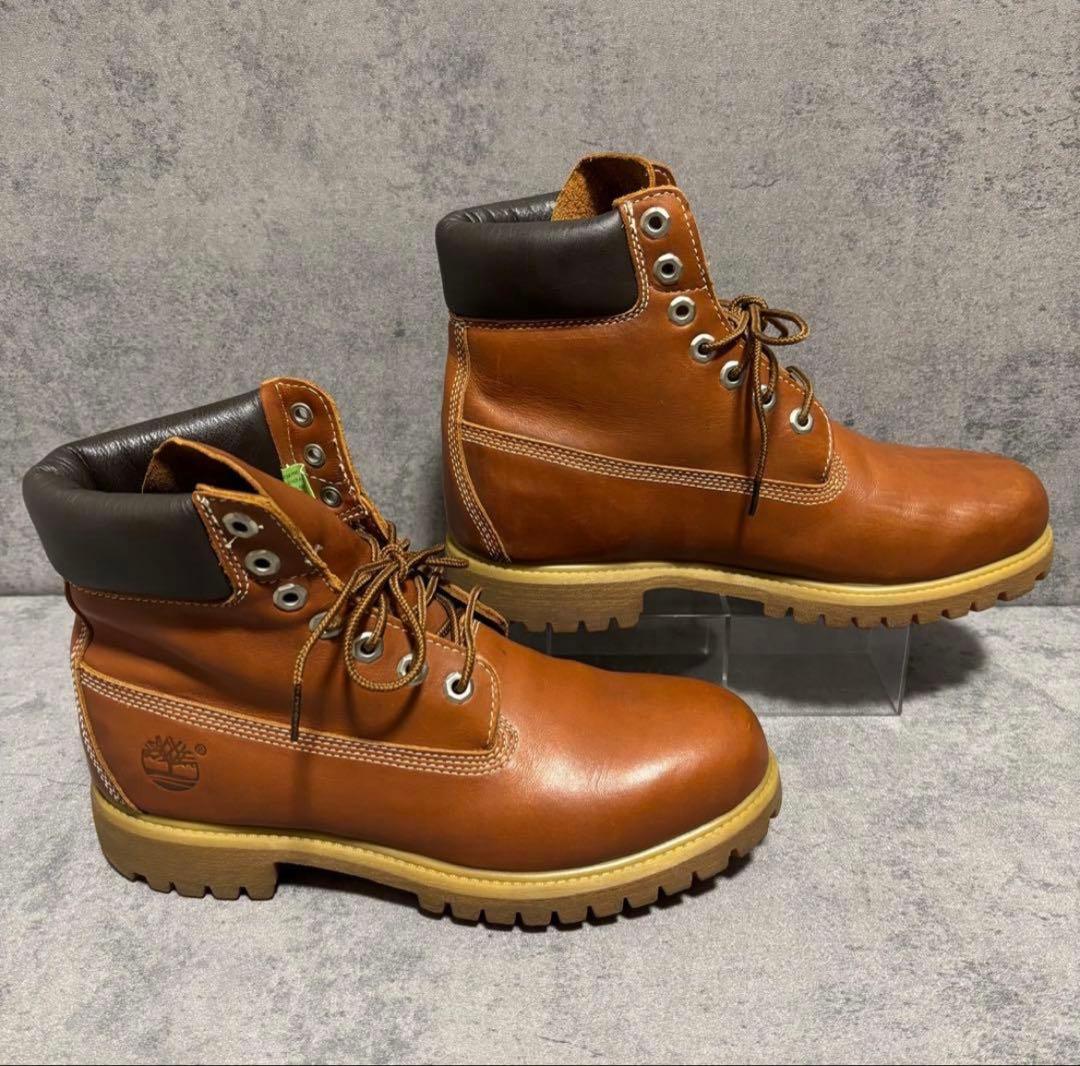 極美品　ティンバーランド　6インチプレミアムブーツ　本革　ブラウン　2122