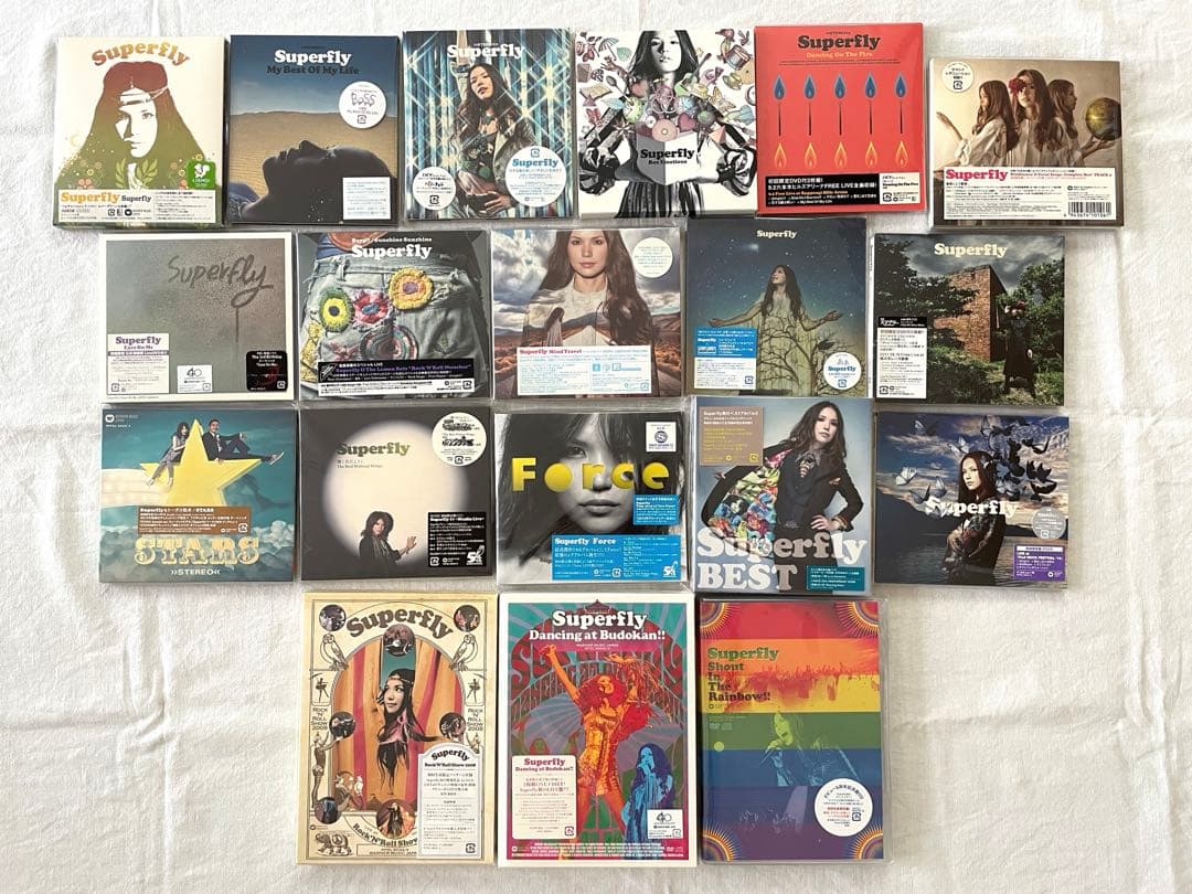 【C】Superfly CD&DVDまとめ売り