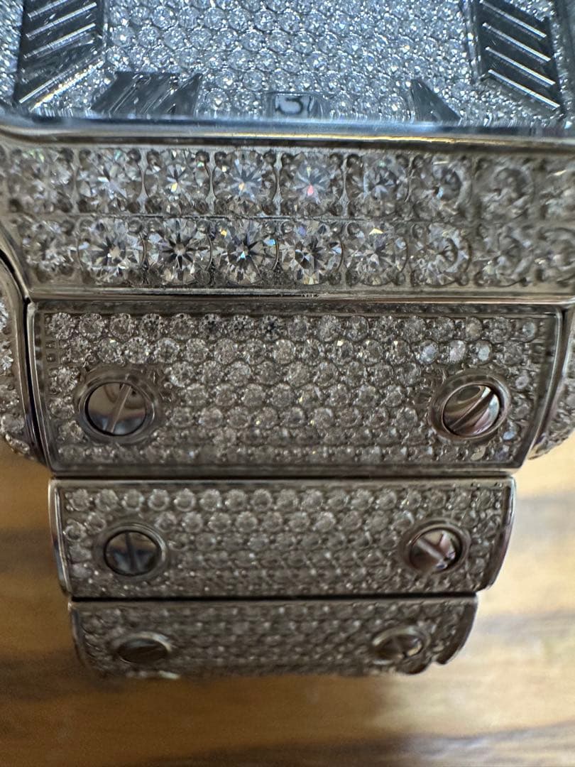 iced out watch モアサナイト　時計