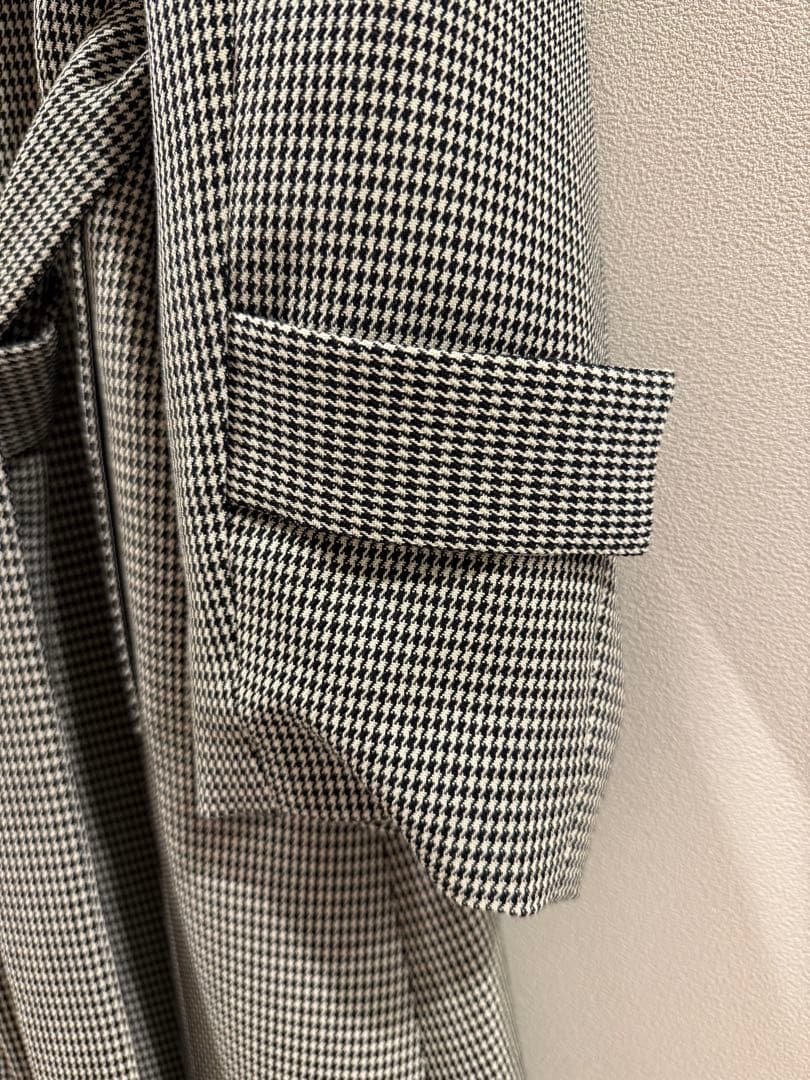 SHE TOKYO 千鳥格子柄ロングコート