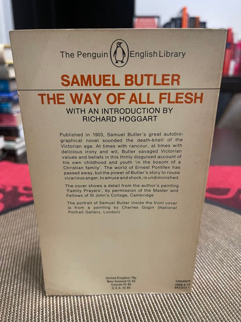 希少　The Way of All Flesh Samuel Butler